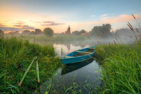 На рассвете...