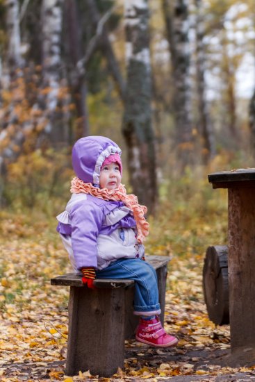 Дите на привале :)